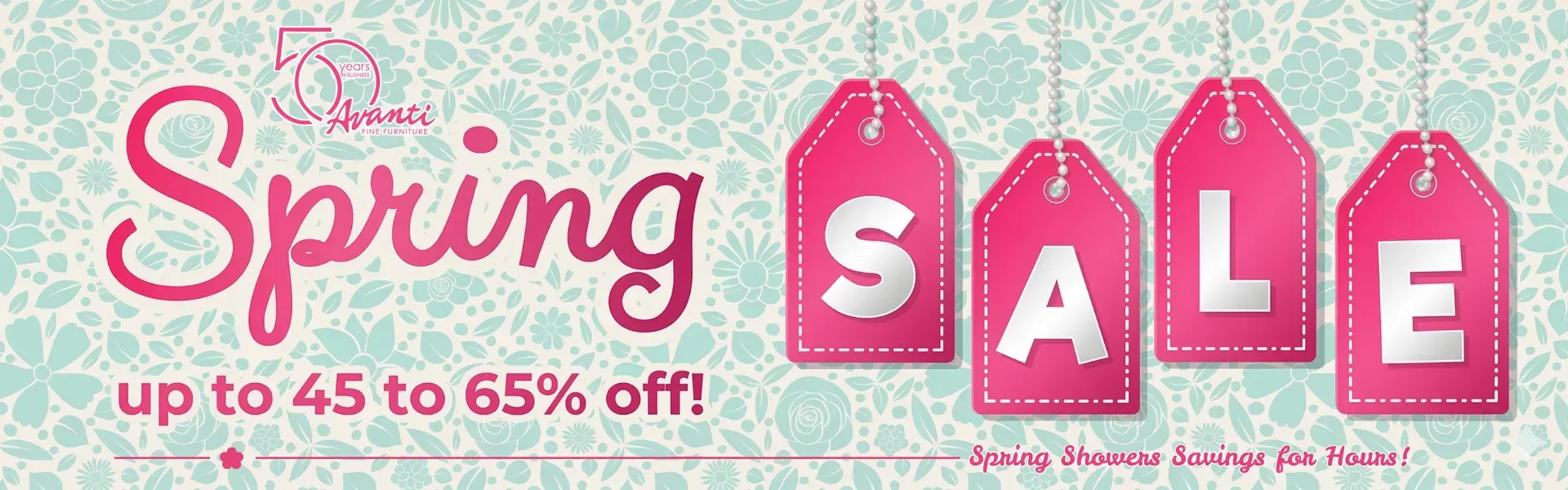 Spring Sale going on now!